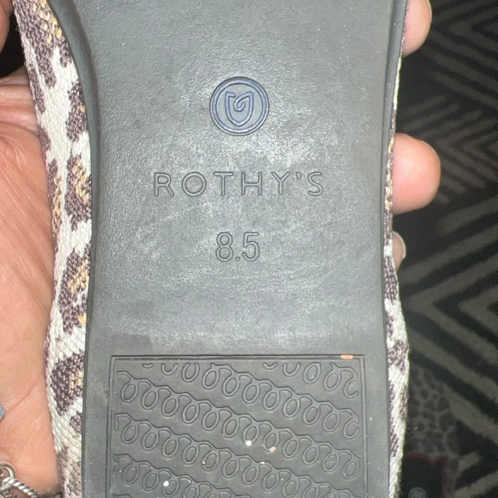 Rothy's Brown and Red Leopard Loafers - Picture 5 of 5